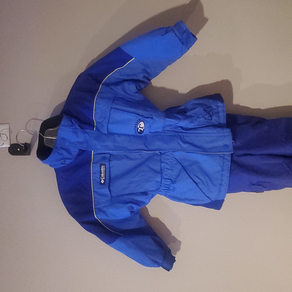 Columbia Kids Blue Jacket and matching ski pants - Picture 2 of 7